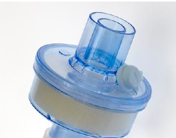 AL-08020.V001 Bacteria HME Filter with Luer Lock Cap
