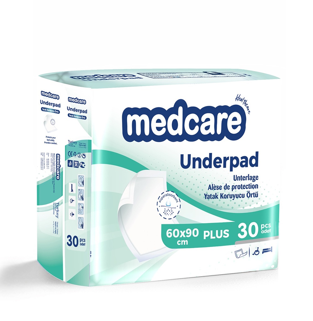 Normal Underpad - Green 60x90 Plus (30 pcs/ pkg) Type 2