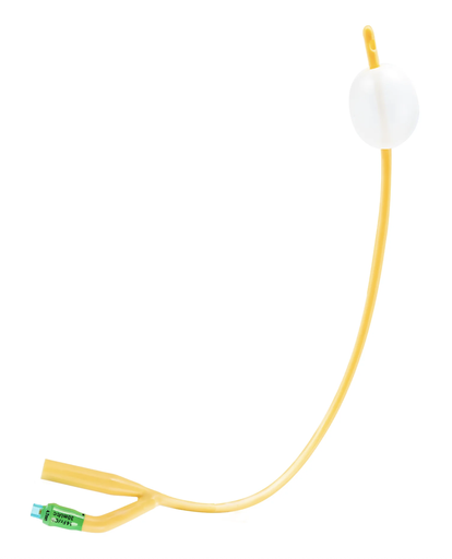 [07.D1030.WE] Latex Foley Catheter,2 Way Standard, FR12, 15ml, Plastic Valve