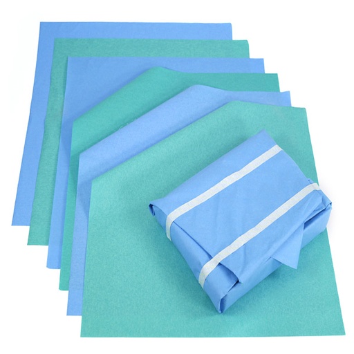 [07.J1019.A] Crepe Paper Green 200 pcs/pack 90cm x 90cm