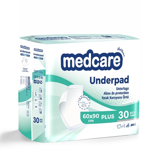 [07.S1002.M] Normal Underpad - Green 60x90 Plus (30 pcs/ pkg) Type 2